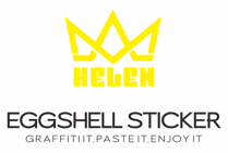 Helen's Eggshell Sticker Home