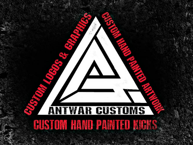 Custom Hand-Painted Wallet / AntWar Customs