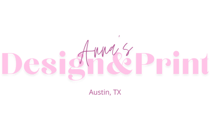 Anna's Wedding Design & Print Home