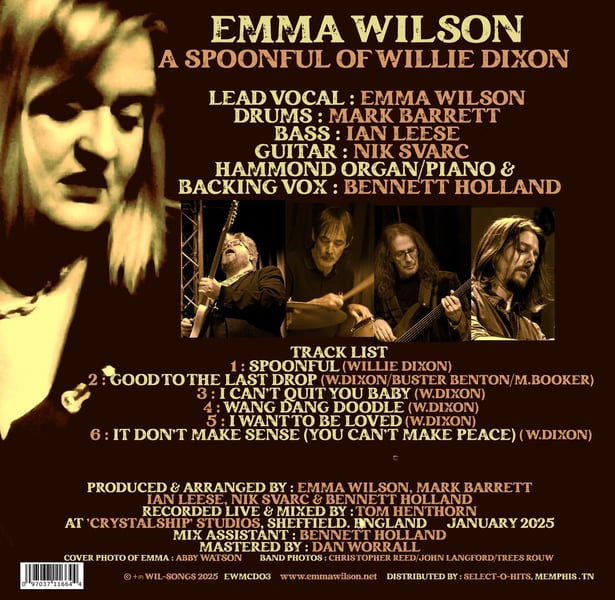 Emma Wilson Blues Band Shop Home