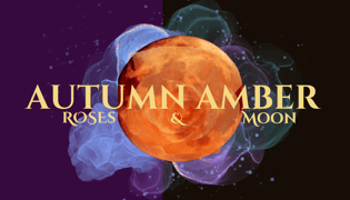 Autumn Amber Rose Moon Home