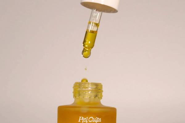 Piel Culta lifestyle scene in gentle peach glow