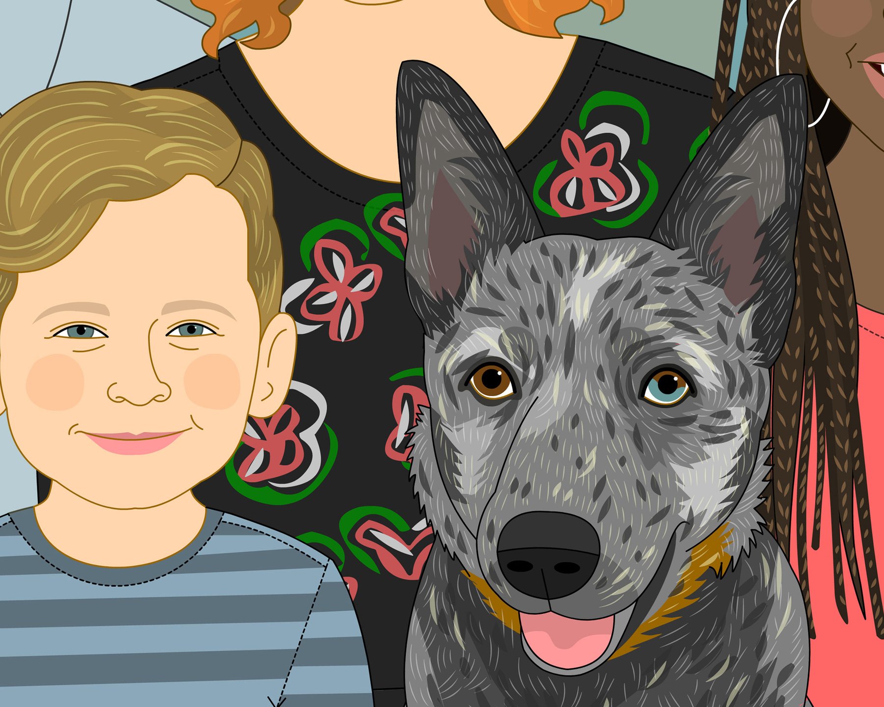 custom portraits by lili di prima