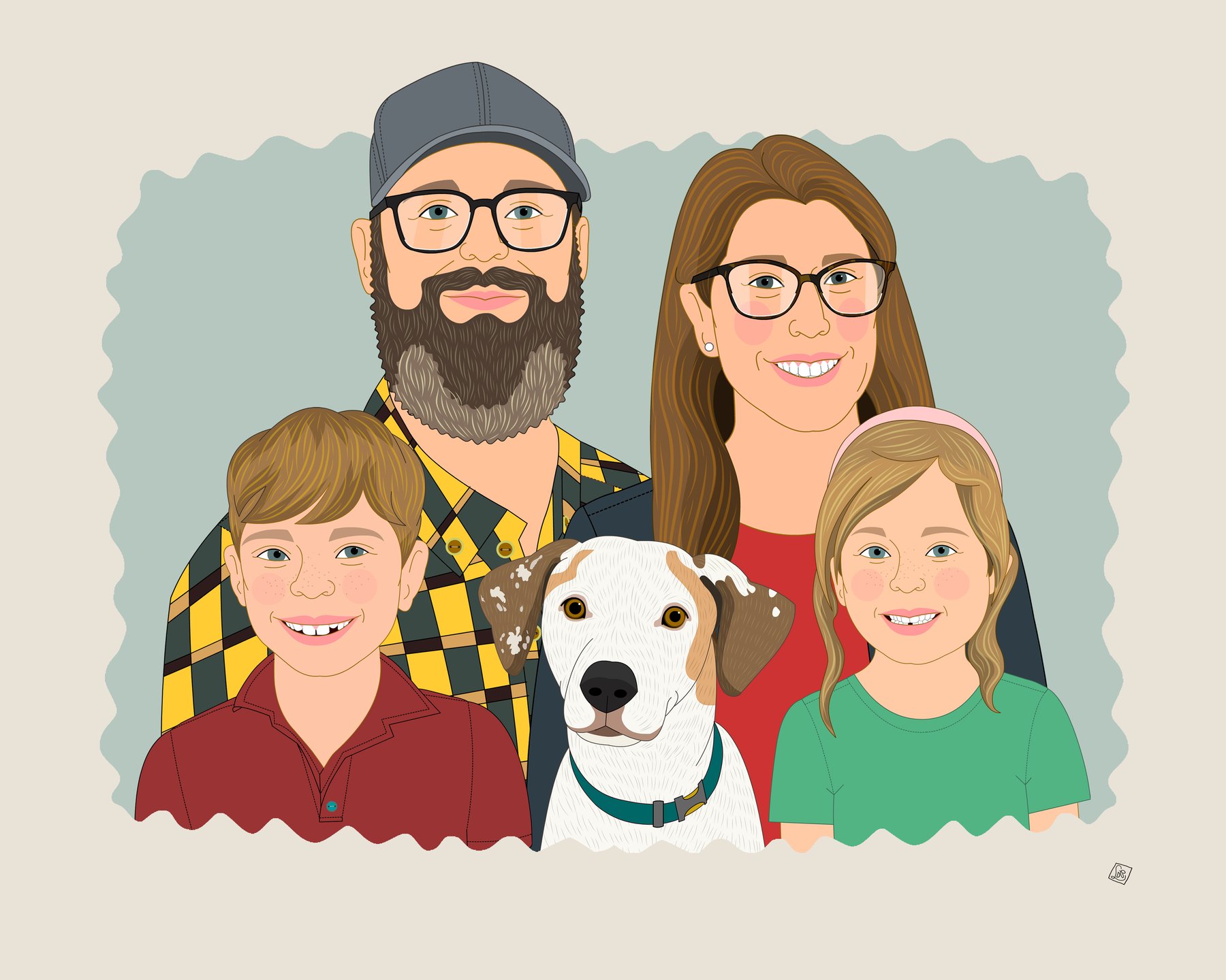 custom portraits by lili di prima