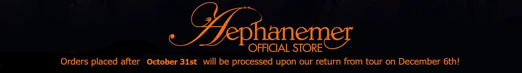 Official Aephanemer Store - Merchandising - T-shirts - Digipak - Vinyls