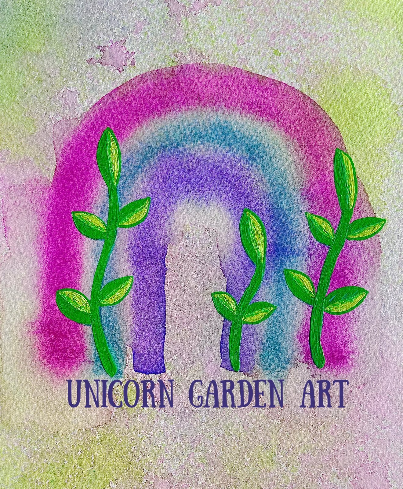 Unicorn Garden Art