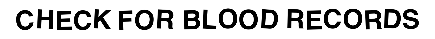 CHECK FOR BLOOD RECORDS Home