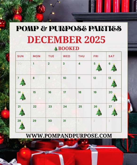 Welcome to Pomp & Purpose Parties Est. 2020