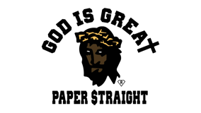 GOD IS GREAT PAPER STRAIGHT Home