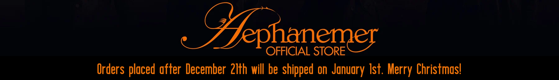 Official Aephanemer Store - Merchandising - T-shirts - Digipak - Vinyls