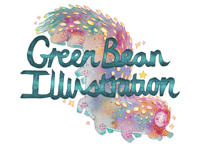 Green Bean Illustration Home