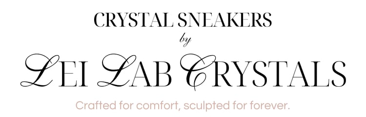 Wedding Sneakers by Lei Lab Crystals Home