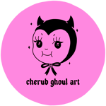 Cherub Ghoul Art Home
