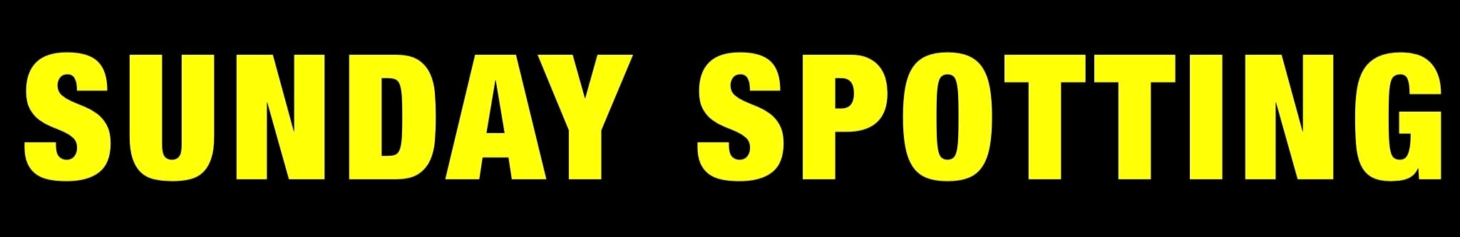 SUNDAY SPOTTING Home