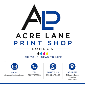 Acre Lane Printshop  (clearprinting)   Home