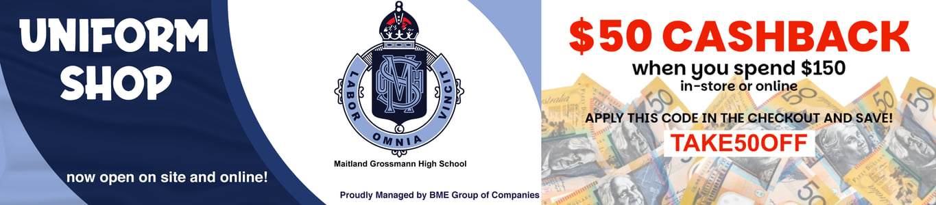 Maitland Grossmann HS Uniform Shop Home