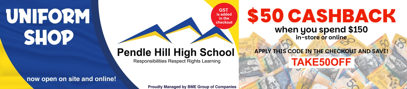 Pendle Hill HS Uniform Shop Home