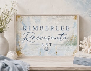 Original Coastal Abstract Art    Home