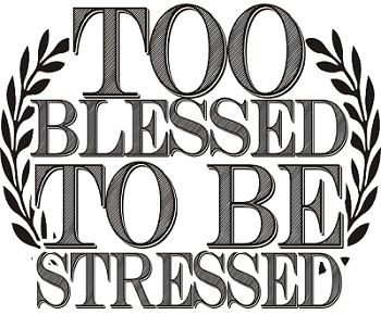 Too Blessed To Be Stressed