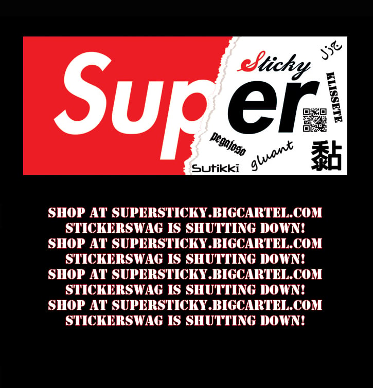 Supreme Box Logo Sticker Pack (5 Stickers) – Hypebeast Hideaway