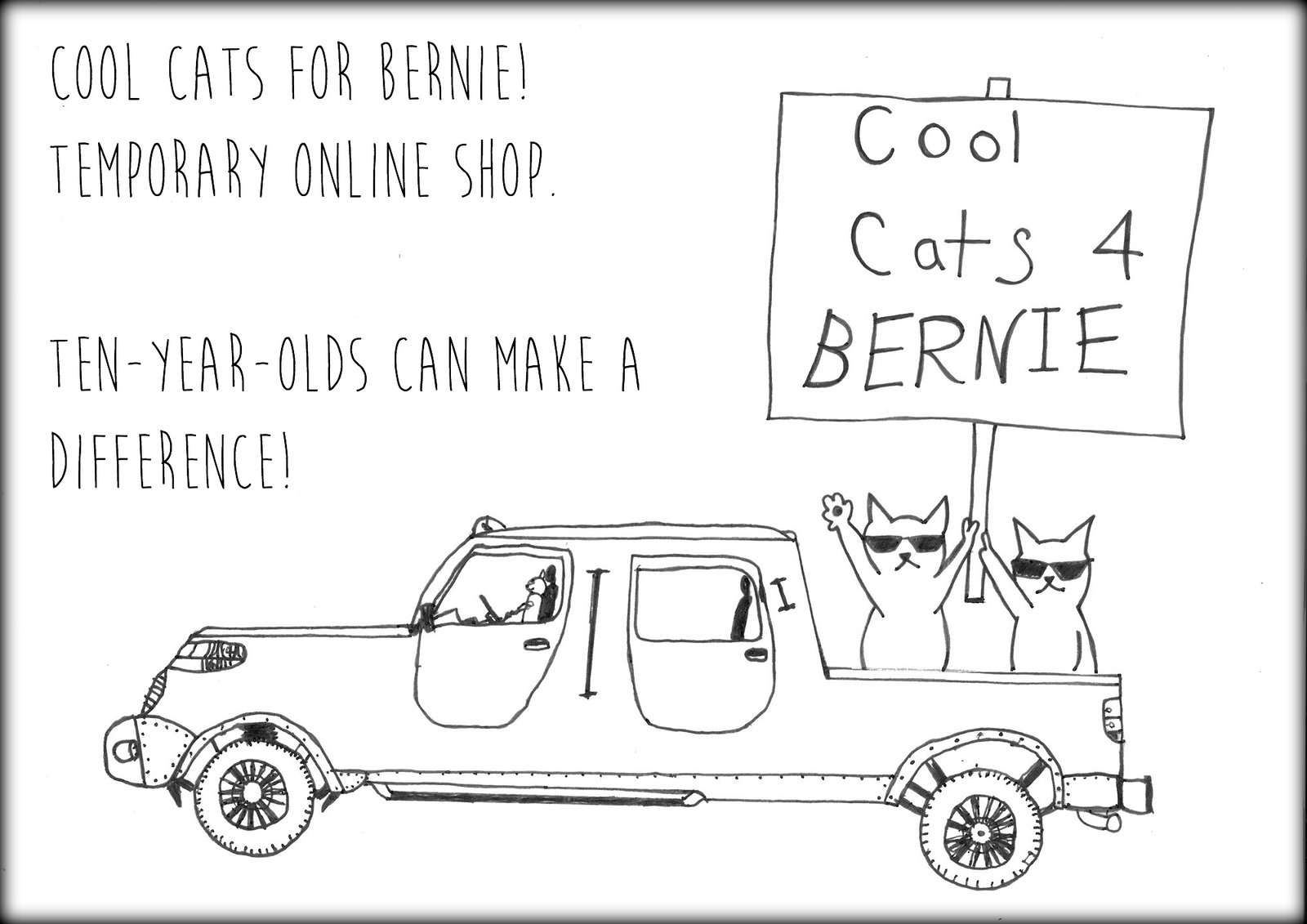 Cool Cats for Bernie! 