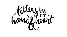Letters by Hand & Heart