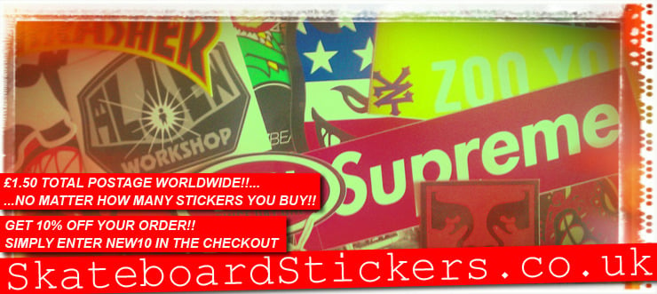 Supreme Skateboard Stickers