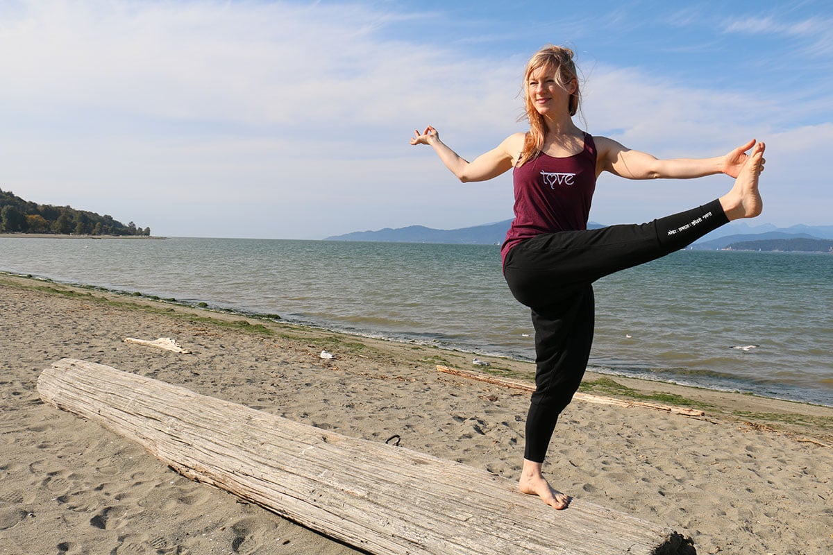Karma Legging Om Shanti Ocean - I love yoga