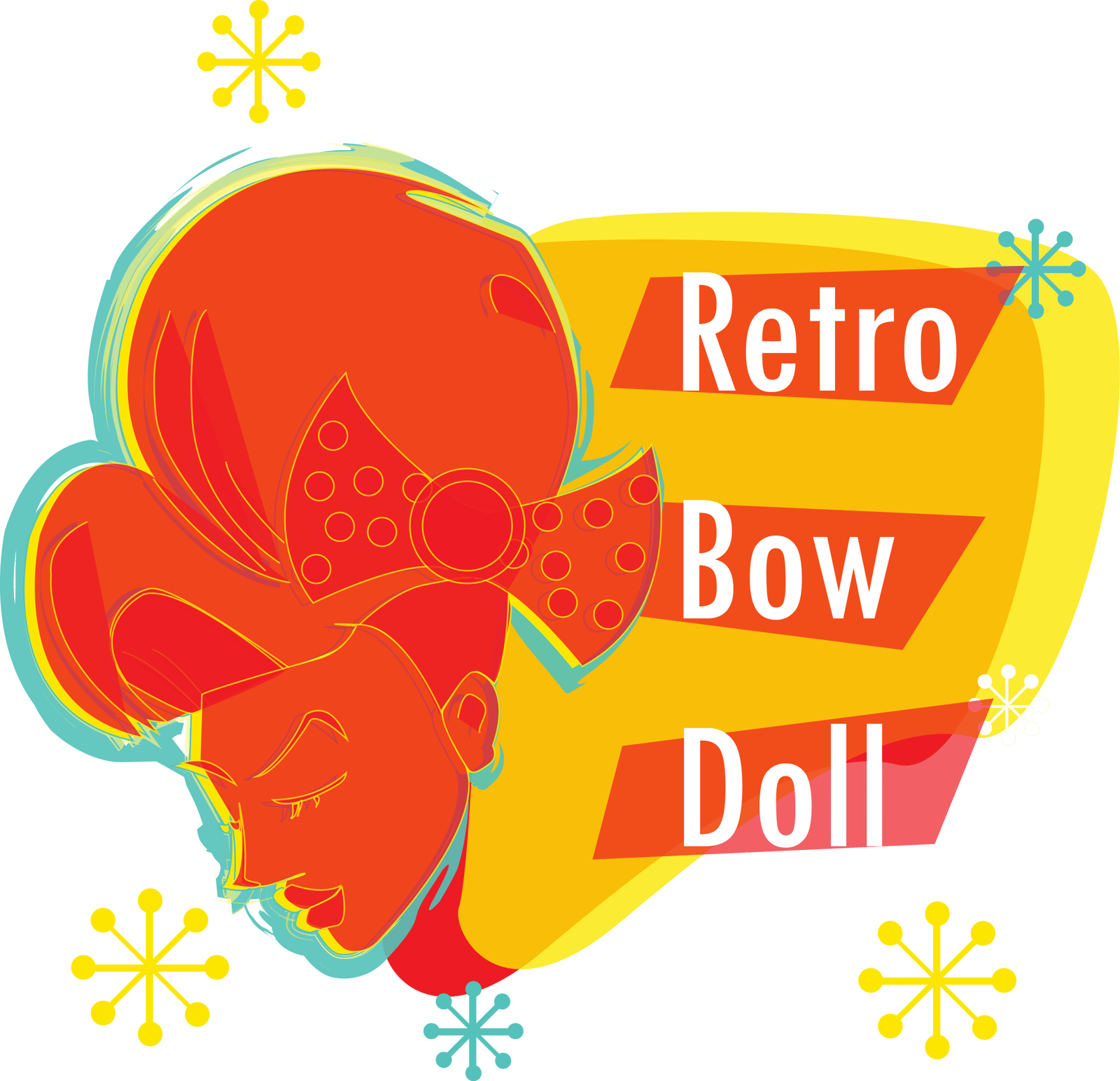 Retro Bow Doll