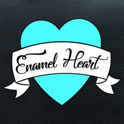 Enamel Heart
