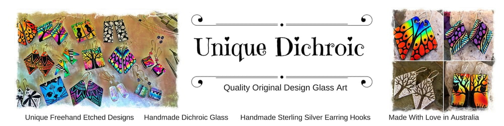 Unique Dichroic Glass Creations