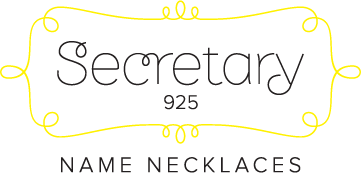 Secretary925 Name Necklaces