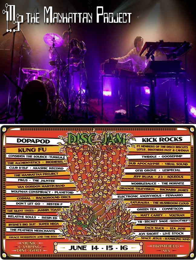 The Manhattan Project at Disc Jam Tickets — Home
