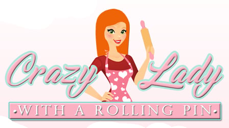 Crazy Lady With A Rolling Pin