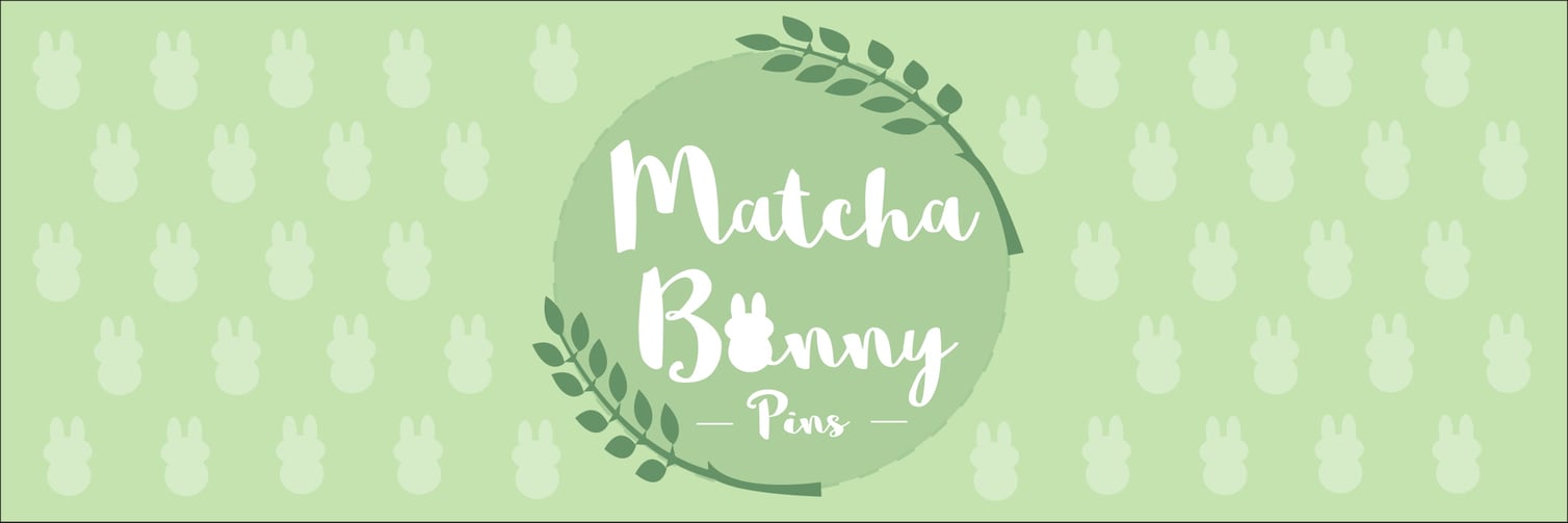 Matcha Bunny Pins
