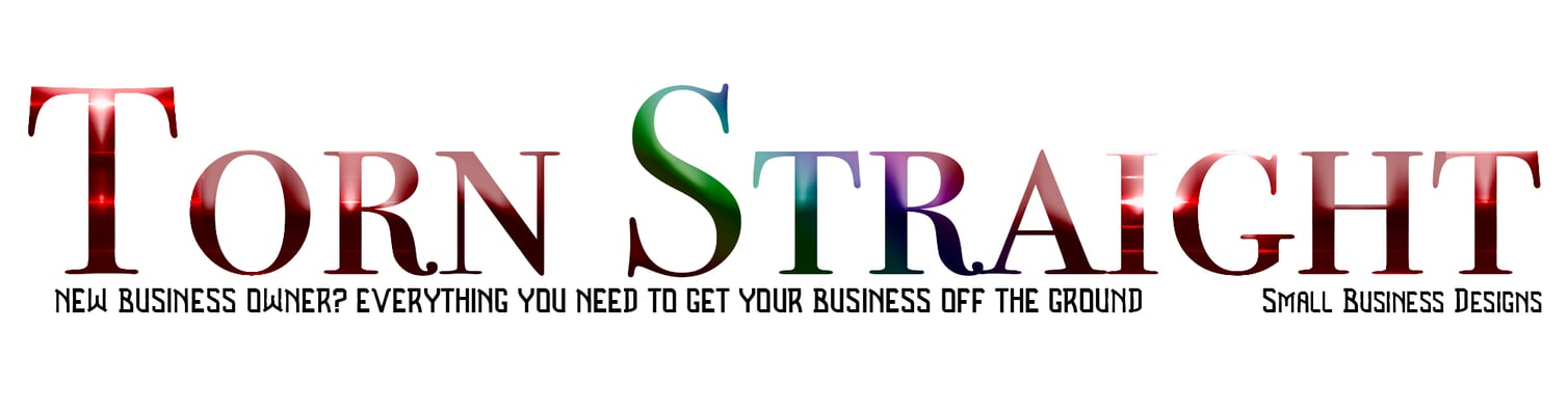Custom Business Logo Torn Straight