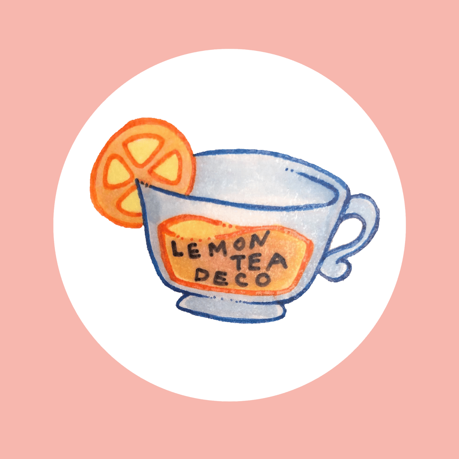lemon tea deco
