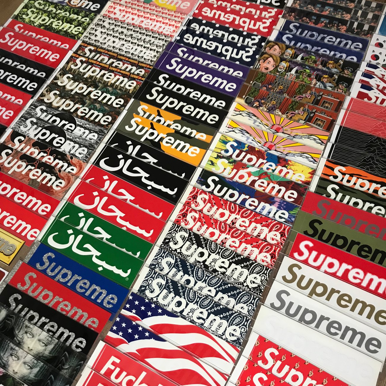 Supreme box logo sticker collection sale