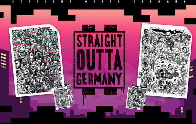Deutschrap Poster Home