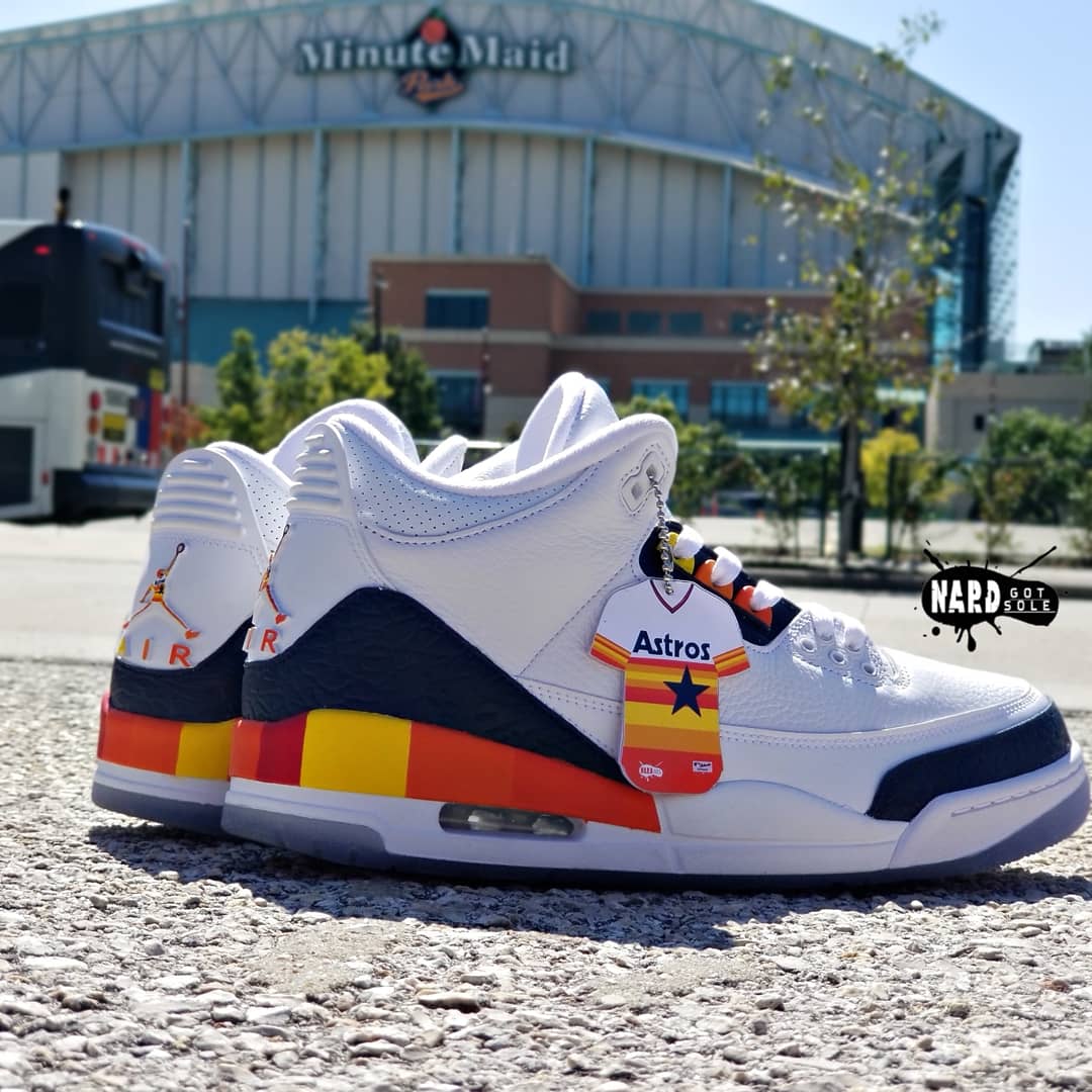 custom astros shoes