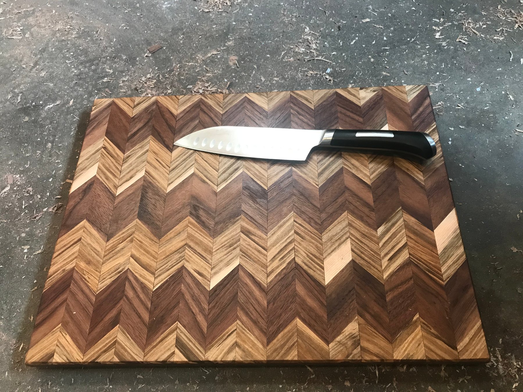 Home the cutting board project