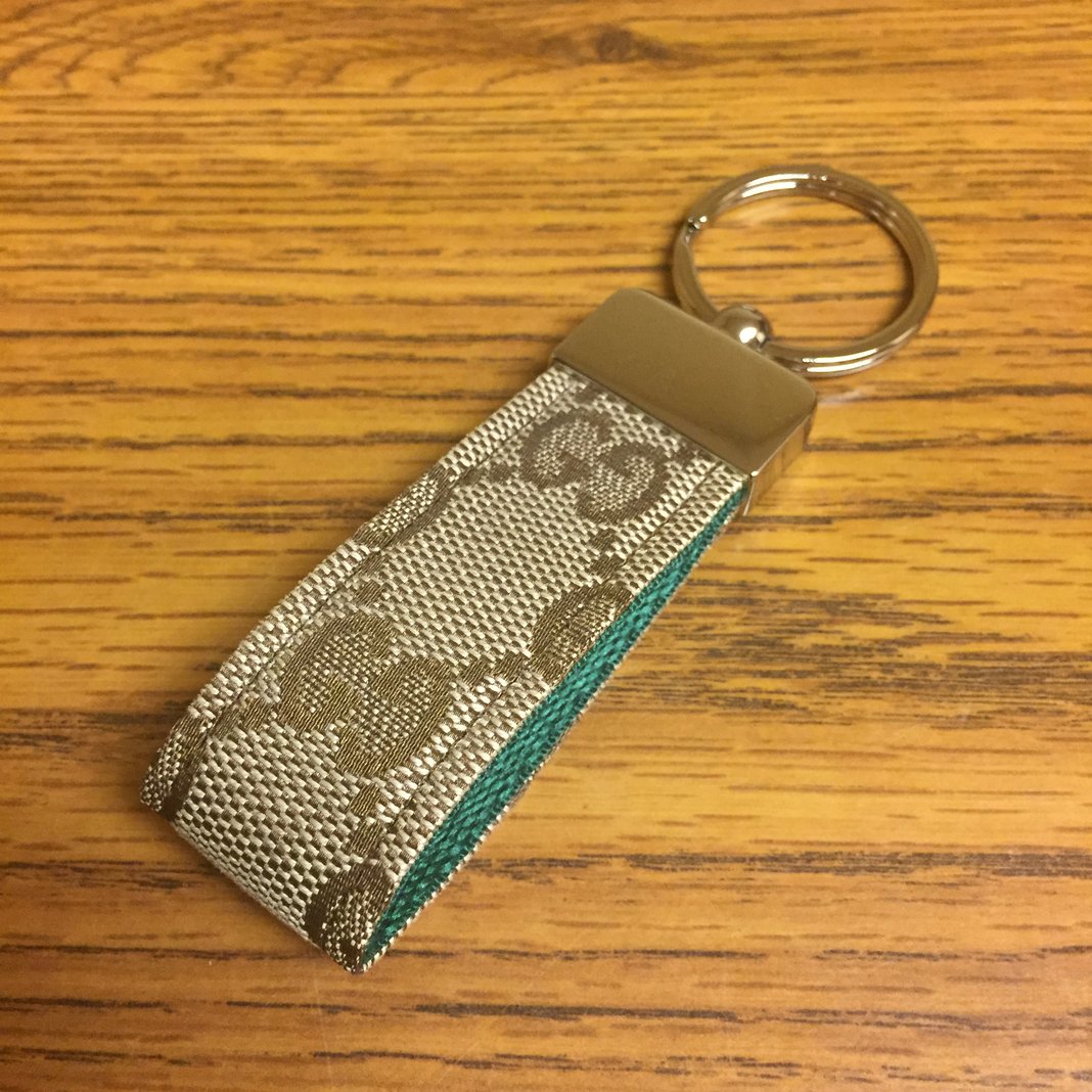 Gold Imprime Gucci Lighter Case