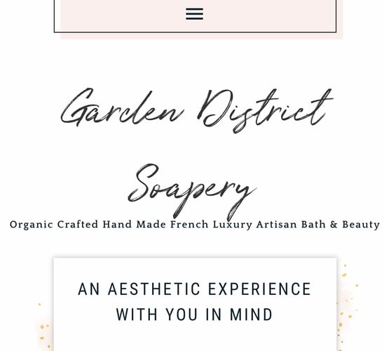 Garden District Soapery  Home