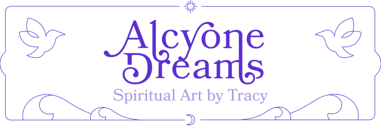 Alcyone Dreams Spiritual Artwork by Tracy Home