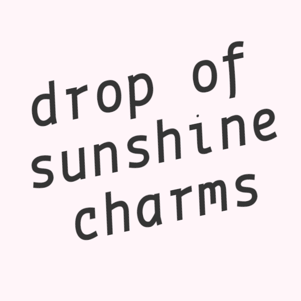 Drop of Sunshine Charms