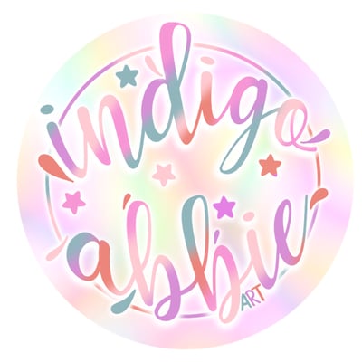 Indigo Abbie Art Home