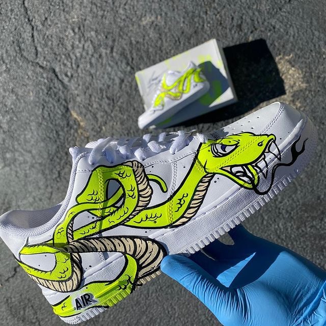 Marcos Van Gogh BIG DRIP Custom Nike AF1