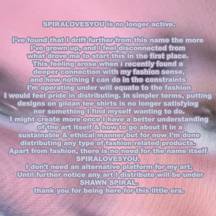 Welcome to SPIRALOVESYOU