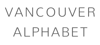 Vancouver Alphabet