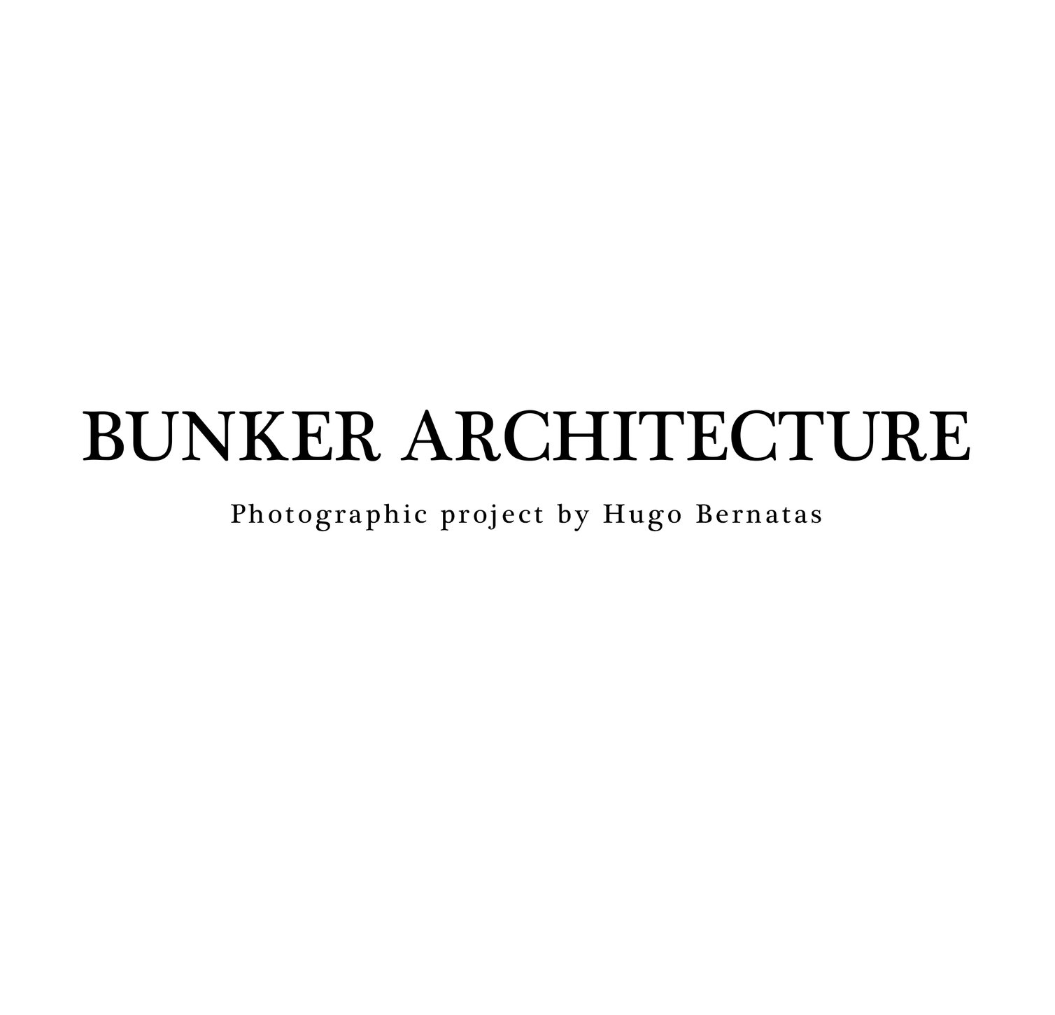 Bunker Architecture Home